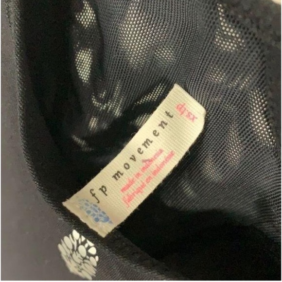 Free People Movement Heart of Gold Leotard Black Bodysuit Size XS Stretch - Picture 6 of 7